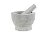 Homeware Mörserset , Grau , Stein , 12 cm , Geschirr, Tischkultur & Serviergeschirr, Gewürzmühlen & Streuer
