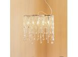 Hängeleuchte Laila mit Kristall-Behang fünfflammig