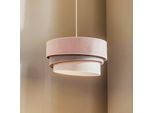 Hängeleuchte Pastell Trio pink/grau/hellgrau