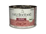 Catz finefood Nassfutter Katze Bio Adult Rind 24x200 g