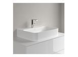 Villeroy und Boch Finion Waschtisch 41686LRW 600 x 470 x 164 mm, ohne Überlauf, Unterseite geschliffen, Stone White CeramicPlus