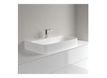 Villeroy und Boch Finion Waschtisch 41688LRW 800 x 470 x 165 mm, ohne Überlauf, Unterseite geschliffen, Stone White CeramicPlus