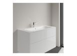 Villeroy und Boch Finion Möbelwaschtisch 4164ABRW 1000 x 500 x 160 mm, mit verdecktem Überlauf, Stone White CeramicPlus