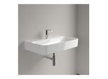 Villeroy & Boch Finion Waschtisch 416884R1 800 x 470 x 165 mm, mit verdecktem Überlauf, Weiß Alpin CeramicPlus