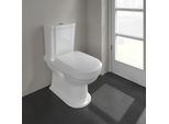 Villeroy und Boch HOMMAGE Stand-Tiefspül-WC 666210R1 37x72,5cm, Abgang waagerecht, für Kombination, weiß C-plus