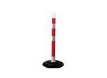 Sperrpfosten PP rot/weiß D.63mm z.Aufstellen m.Öse ; Industrial Quality Supplies (12403ZR)