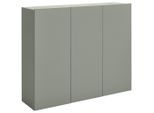 Hom`in Schuhschrank, Grün, Holzwerkstoff, 12 Fächer, 120x100x34 cm, Typenauswahl, Beimöbel erhältlich, hängend, Garderobe, Schuhaufbewahrung, Schuhschränke
