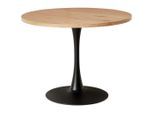 Livetastic Esstisch, Natur, Metall, Holzwerkstoff, rund, rund, 76 cm, Esszimmer, Tische, Esstische, Esstische rund
