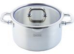 Fleischtopf JOHANN LAFER "Lafer", silber (edelstahlfarben), Ø:24cm, Töpfe, Fleischtopf, Induktion