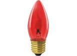 SEGULA LED-Filament "LED Kerze rot, E27", rot, L:10cm Ø:3,5cm, Leuchtmittel