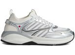 Dsquared2 Low-Top Sneaker - Sneakers Whiteargento - Gr. 40 (EU) - in Silber - für Damen