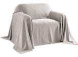 Bettüberwurf PEREIRA DA CHUNA Gr. 4, grau, B:160cm L:270cm, 100% Baumwolle, Tagesdecken, Bettüberwurf