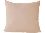 Kissenbezug PRIMERA "Primera Mako-Feinjersey Kissenbezug im Doppelpack", beige (düne), B:80cm L:80cm, Feinjersey, Obermaterial: 100% Baumwolle, Kissenbezüge, Kissenbezug, In vielen Uni-Tönen