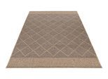 Teppich OBSESSION "My Oslo 710", grau (taupe), B:160cm H:7mm L:230cm, Polypropylen, Teppiche, Teppich, Rauten Muster, In- und Outdoor geeignet