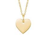 Kette mit Anhänger AMOR "Schmuck Geschenk Halskette Herz", gold (gelbgoldfarben), Halsketten, Damen, Gelbgold 585