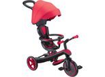 Dreirad GLOBBER "EXPLORER TRIKE 4in1", rot, Dreiräder, Kinder