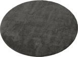 Teppich MERINOS "Montana", grau (anthrazit), H:20mm Ø:160cm, Kunstfaser, Teppiche, Teppich, Wohnzimmer