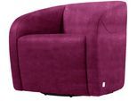 Sessel EGOITALIANO "Charlottaas Clubsessel, Designsessel, modern und zeitlos, bequem", pink (fuchsia), B:73cm H:73cm T:76cm, 100% Polyester. Wasser- und Schutzabweisend., Sessel, Sessel, drehbar, kompakte Stellmaße, Solitärsessel