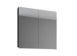 Mid.you Spiegelschrank VCM VCB 1, Schwarz, Glas, 1 Fächer, 60x59x12 cm, Badezimmer, Badezimmerspiegel, Spiegelschränke
