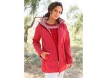 Funktionsjacke CASUAL LOOKS, Damen, Gr. 24, rot, 100% Polyester, unifarben, Jacken Funktionsjacke