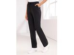 Schlupfhose, Damen, Gr. 24, Kurzgrößen, schwarz, 100% Polyester, unifarben, Hosen Schlupfhose