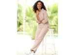 Hausanzug HEINE, Damen, Gr. 50, sesam, 82% Baumwolle, 18% Polyester, Homewear-Sets Hausanzug
