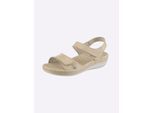 Sandale CLASSIC, Damen, Gr. 36, beige, Leder, Basic, Schuhe Sandale