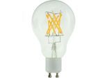 SEGULA LED-Leuchtmittel "LED Glühlampe - GU10", Energieeffizienz: G (A-G), transparent (klar), L:110cm Ø:6cm, Leuchtmittel, LED Glühlampe - GU10, 2200K klar, 5W, CRI 90, dimmbar