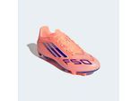 Fußballschuh ADIDAS PERFORMANCE "F50 CLUB KUNSTRASEN NEUERER GENERATION, HART- UND ASCHENPLÄTZE", Damen, Gr. 45, beam orange, lucid blau, cloud weiß, Synthetik, Schuhe Fußballschuh, geeignet für Rasen- und Kunstrasenplätze