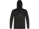 Kapuzensweatshirt ADIDAS PERFORMANCE "adidas Tech Line Hoody COMBAT SPORTS" Gr. M, schwarz, grau, Sweatshirts, Mädchen, M, Obermaterial: 100% Polyester