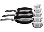 Pfannen-Set KING "Küchenstart", schwarz, Ø:28cm, Pfannen, Induktion, Keramikbeschichtung