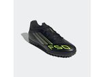 Fußballschuh ADIDAS PERFORMANCE "F50 CLUB KUNSTRASEN", Damen, Gr. 46, schwarz (core schwarz, iron metallic, lucid lemon), Synthetik, Schuhe Fußballschuh, geeignet für harte Untergründe Asche und Kunstrasen