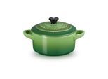 Auflaufform LE CREUSET "Mini Cocette", grün (grasgrün), Steinzeug, Auflaufformen, Auflaufform