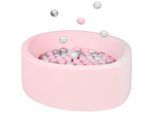 My Baby Lou Bällebad, Rosa, Silberfarben, Perlmutt, Kunststoff, Textil, 30 cm, EN 71, Spielzeug, Bällebad