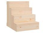 VidaXL Haustiertreppe L (40x49x47 cm) helles Holz