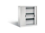 C+P Akten-Sideboard Omnispace mit Rollladen, 3 Ordnerhöhen, H1345xB1200xT420mm Front Lichtgrau Korpus Lichtgrau ; C + P Möbelsysteme (3223-00|S10055)