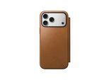 Nomad Modern Leather Folio english tan - iPhone 17 Pro Max