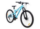Mountainbike , Türkis , Metall , 68x100x171 cm , unisex , Freizeit & Co, Sport & Fitness, Fahrräder, Mountainbikes