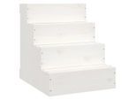 VidaXL Haustiertreppe L (40x49x47 cm) weiß