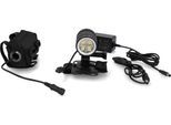Stirnlampe FISCHER FAHRRAD "LUMOZ H1600", schwarz, Mobilleuchten