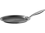 Crêpepfanne MÄSER "Hestia", silber (schwarz, silber), B:24cm H:2cm L:50cm Ø:28cm, Pfannen