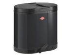 Wesco Abfallsammler Ökosammler 170, Schwarz, Kunststoff, 2X15 L, 45x43x36 cm, Made in Germany, Küchen, Küchenausstattung, Mülleimer