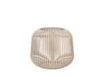 Blomus Laterne Lito, Beige, Metall, oval, 17 cm, Dekoration, Windlichter & Laternen, Laternen