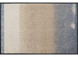 Fussmatte "Medley" Gr. 2, beige (beige, grau), B:50cm H:9mm L:75cm, Kunstfaser, WASH+DRY BY KLEEN-TEX, Teppiche, Fussmatte, Schmutzfangmatte, rutschhemmend, In- und Outdoor geeignet, waschbar