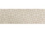 Vinyl-Läufer "Küchenläufer NIZZA, Made in Belgium", beige, B:50cm H:2,5mm L:200cm, Polyvinylchlorid (PVC), PRIMAFLOR-IDEEN IN TEXTIL, Teppiche, Vinyl-Läufer, Läufer aus Vinyl, abwischbar, modernes geometrisches Design, Küche