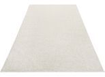 Hochflor-Teppich ESPRIT "Whisper Shag ESP-9977", weiss (weiß,creme), B:80cm H:30mm L:300cm, Polypropylen, Teppiche, Hochflor-Teppich, Läufer, uni, waschbar, mit Antirutschbeschichtung, Wohnzimmer