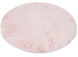 Fellteppich GINO FALCONE "Kuschelteppich Chiara", rosa, H:30mm Ø:90cm, Polyester, Teppiche, Fellteppich, Kunstfell, Kaninchenfell-Haptik, besonders weicher Langflor