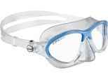 Schwimmbrille CRESSI "Moon Clear/Blue", blau, transparent, Sportbrillen, Kinder, Schwimmbrille