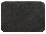 Fussmatte MY HOME "Willa" Gr. 15, grau (anthrazit), B:40cm H:9mm L:60cm, Kunstfaser, Teppiche, Fussmatte, In- und Outdoor geeignet, waschbar