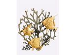 Wanddekoobjekt HEINE HOME, natur, grün, B:55cm H:49cm T:4cm, Wanddekoobjekte